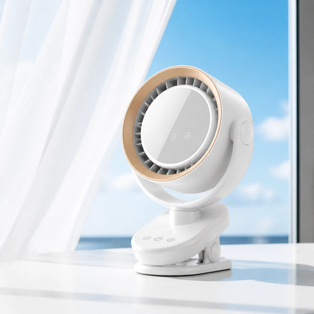 Clip-On Stroller & Pet Travel Fan for Flexible Airflow