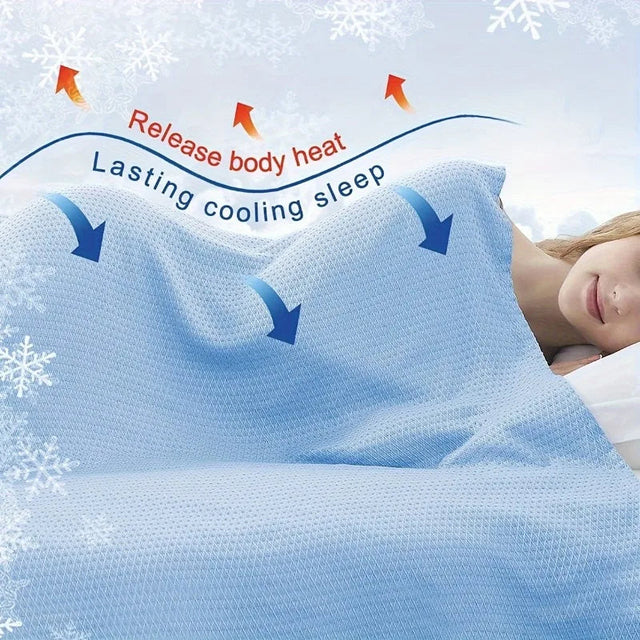Moisture-Wicking Cooling Blanket for Hot, Sweaty Nights