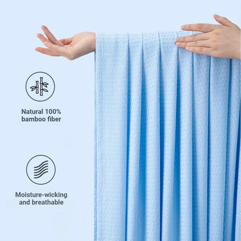 Cooling Throw Blanket, Moisture-Wicking Summer Bedding