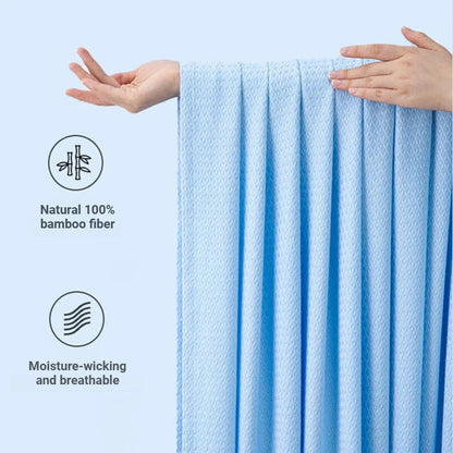 Cooling Throw Blanket, Moisture-Wicking Summer Bedding