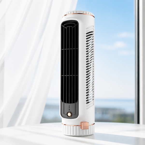 Slim Tower Fan for Quiet Airflow in Small Spaces