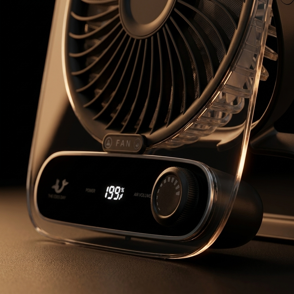 Foldable Rechargeable Desk Fan